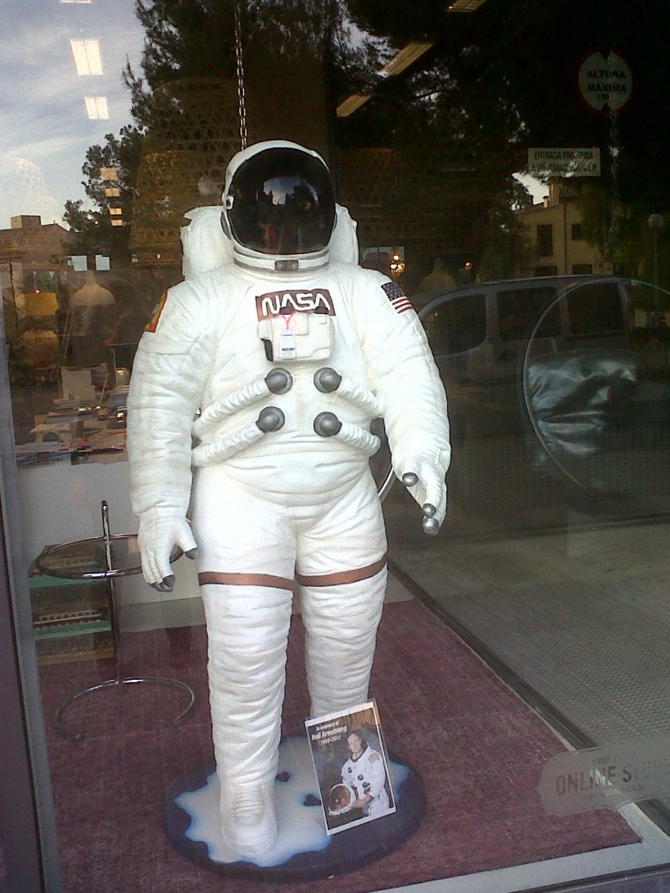 Life size spaceman for Sale, only 650Euros, they say in memory  Neil Armstrong!