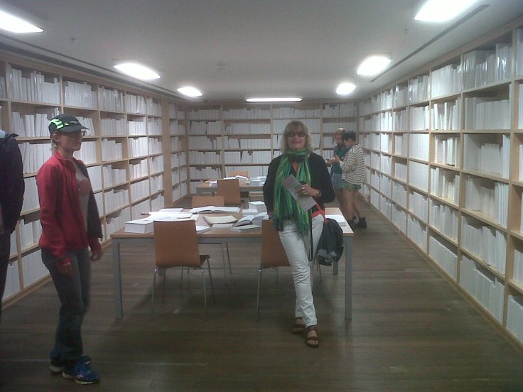 Believe it or not, this is exhibit, called The White Room created by Cuban Artist!