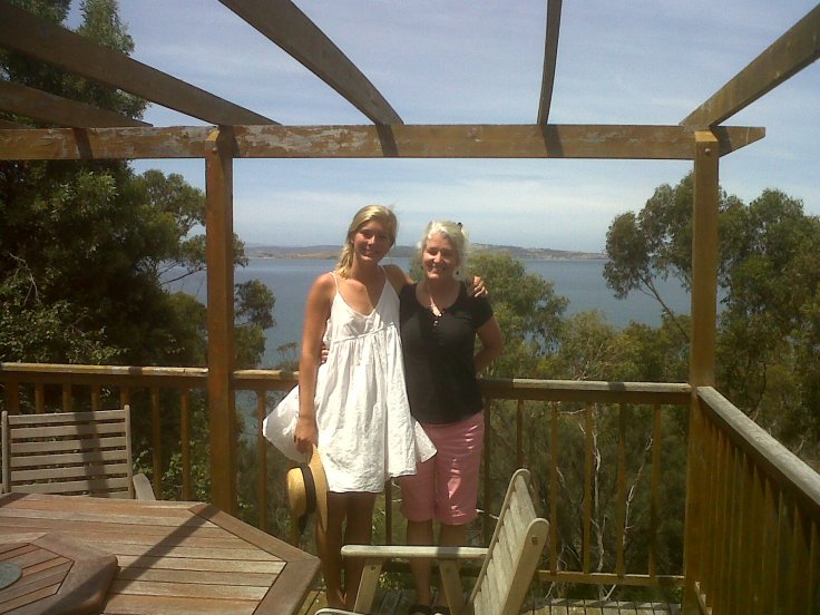 My new friend Cawley and beautiful daughter, live here, but are from Newfoundland.