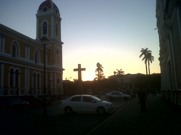 Granada at sunset!