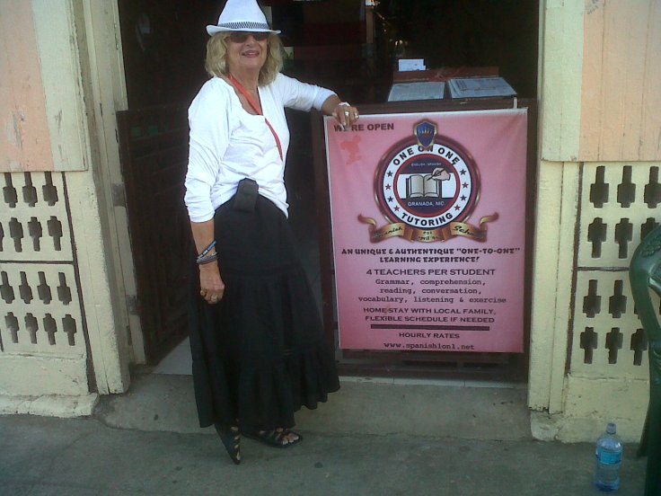 In front of my Spanish School!