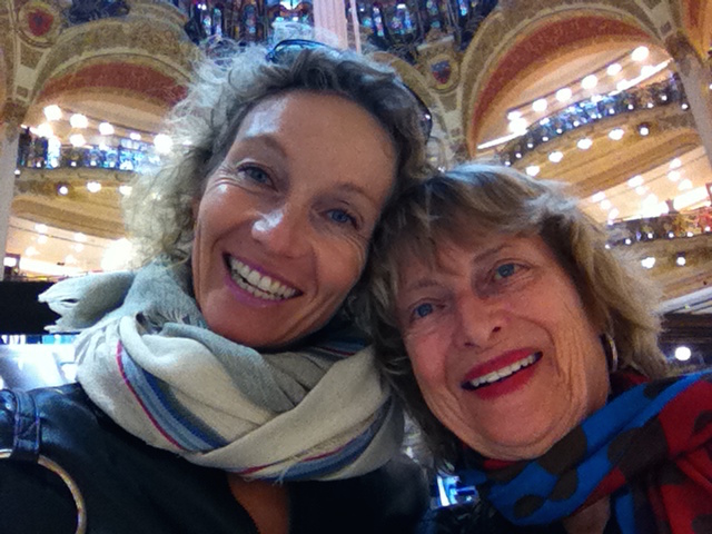Friend from Spain Manuela in Paris!