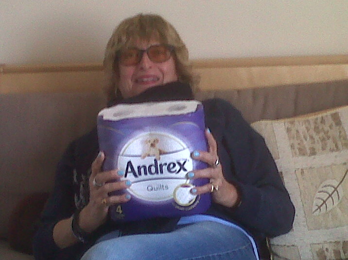 Look what friends in York , greeted me with!! ( friends I have stayed with will understand this and laugh)!!!!