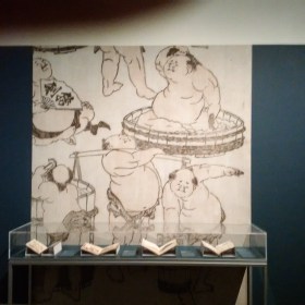 Hokusai. At the Boston Fine Art Museum, (when I was kid I called this Rub, a Dub, Dub, 3 men in a tub when I first saw picture of this)  