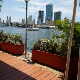 Having lunch by the water!