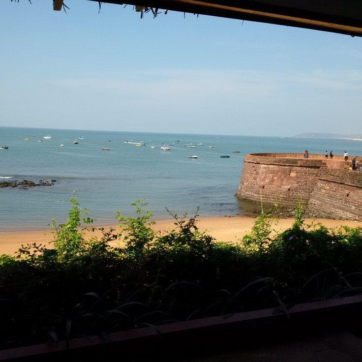 View from terrace at Taj Hotel!