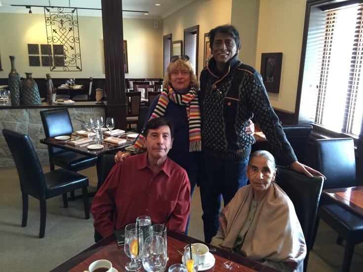 Cambridge Ontario, lunch with friends Gordon, Mickey and Mickey's lovely Mom!