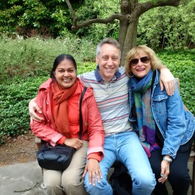 With Nirmala and Robert in the Park!