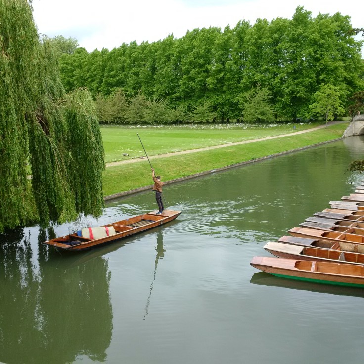 Punting on the Cambridge River!!