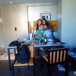 David, Rochelle, with Megan and Ben (my grandchildren)