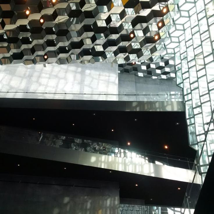 Ceiling at Harpa Centre ( concert hall)