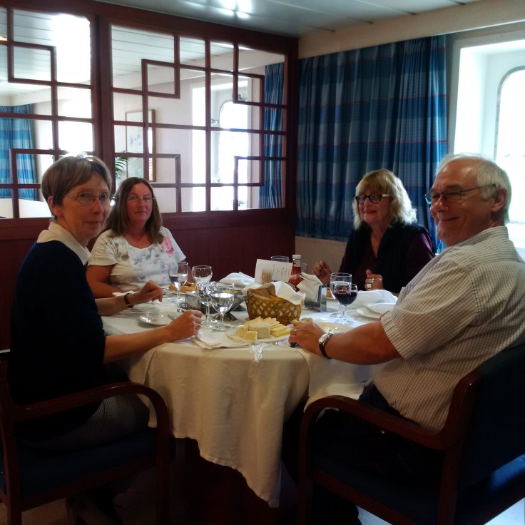 Lunch on ship, wonderful French Chef!!